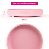 Pink Easy-Scooping Suction Plate by Bright Berry - Blanket Babies